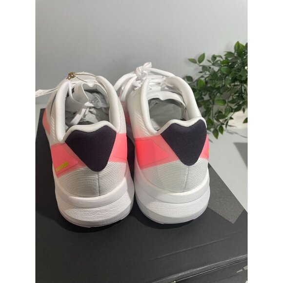 Adidas Duramo Speed M Mens Running Shoes 11.5 White&Pink Lightweight Mesh Upper - Picture 7 of 11